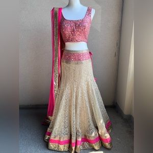 Pink lehenga
